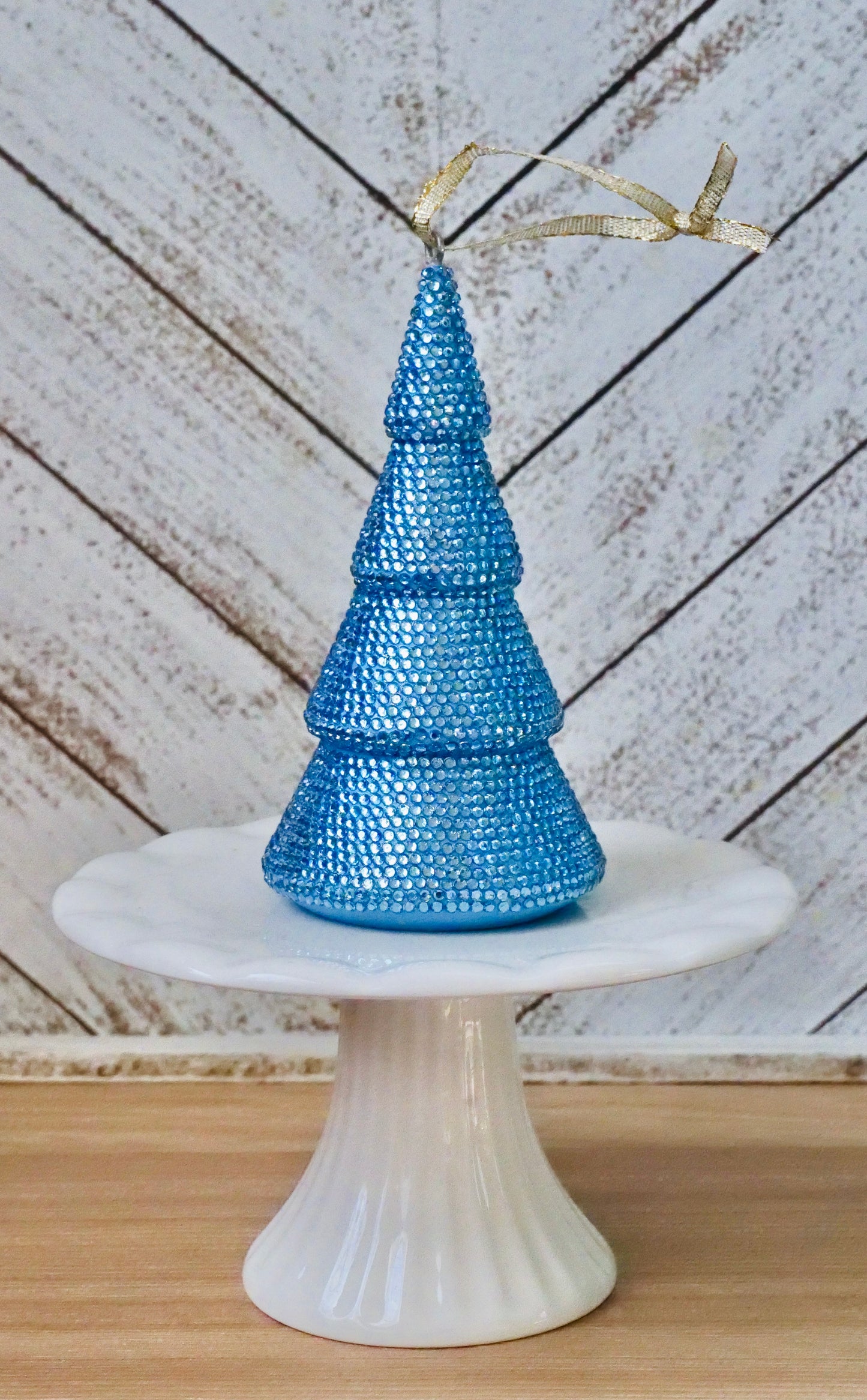Rhinestoned Christmas Tree Ornament