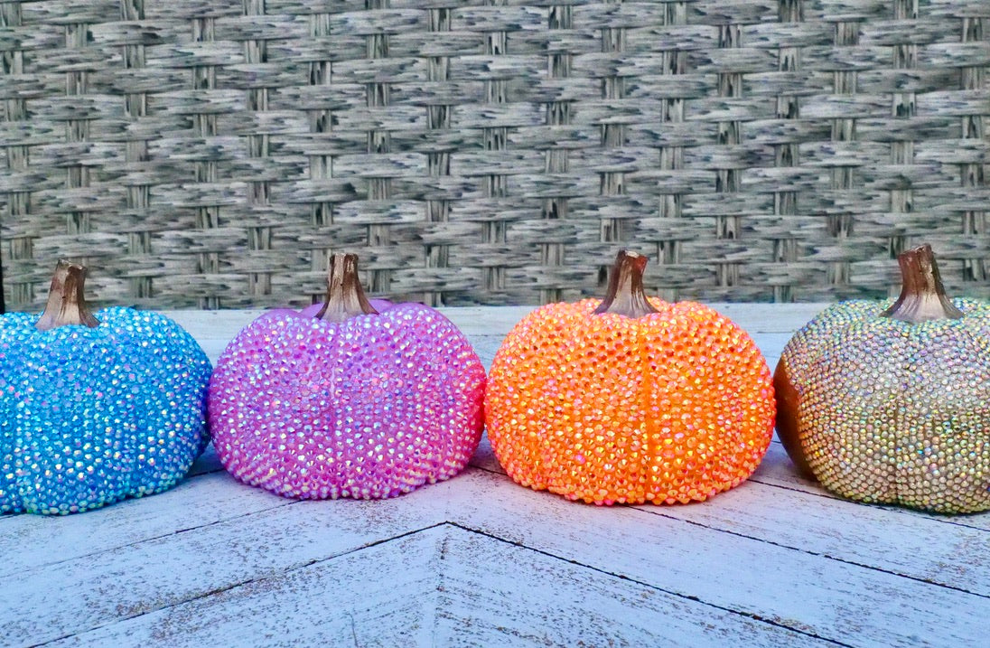 Glimmering Harvest Pumpkin- 3.5 Inches