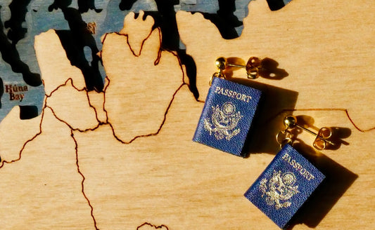 Passport Earrings – Travel-Inspired Statement Jewelry