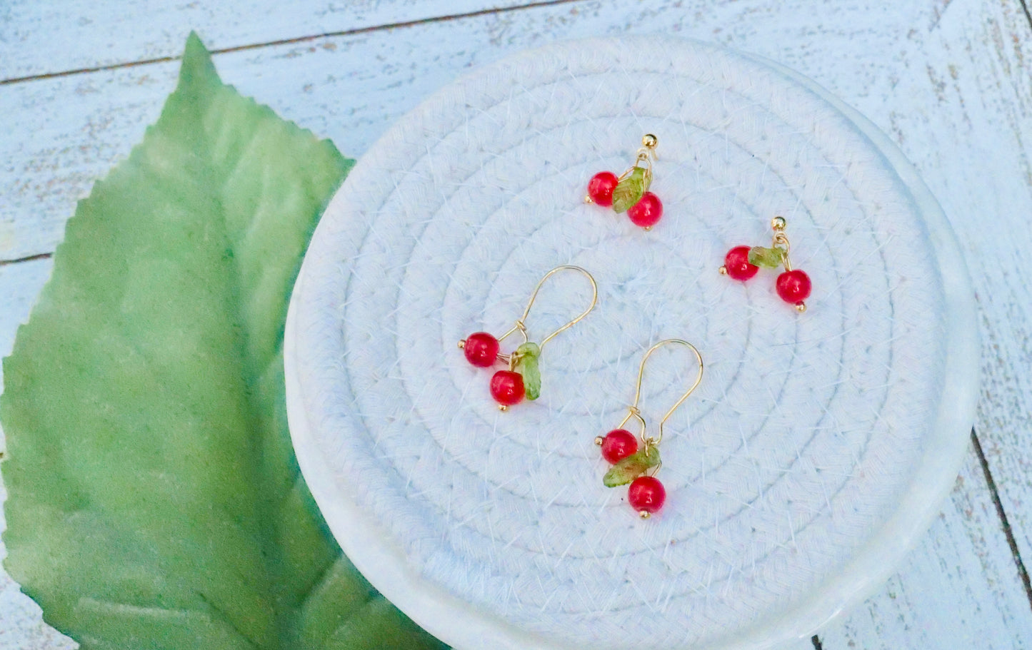 Cherry Drop Earrings