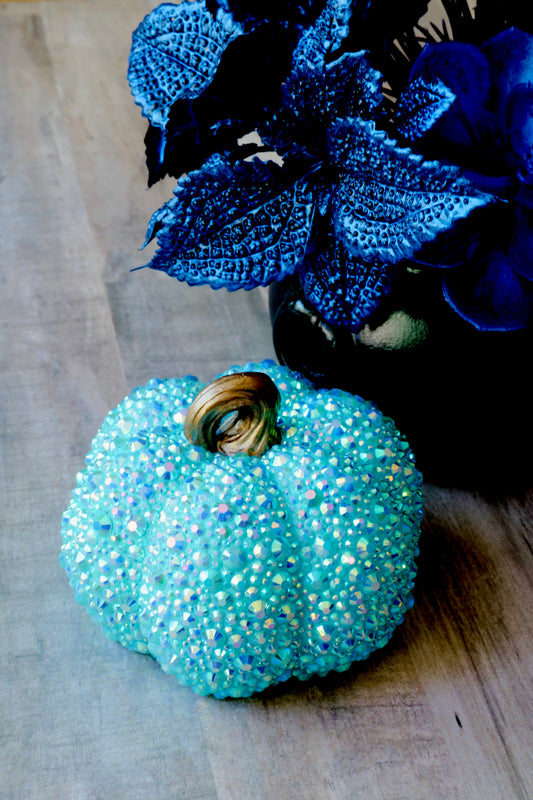 Glimmering Harvest Pumpkin- 4 Inches