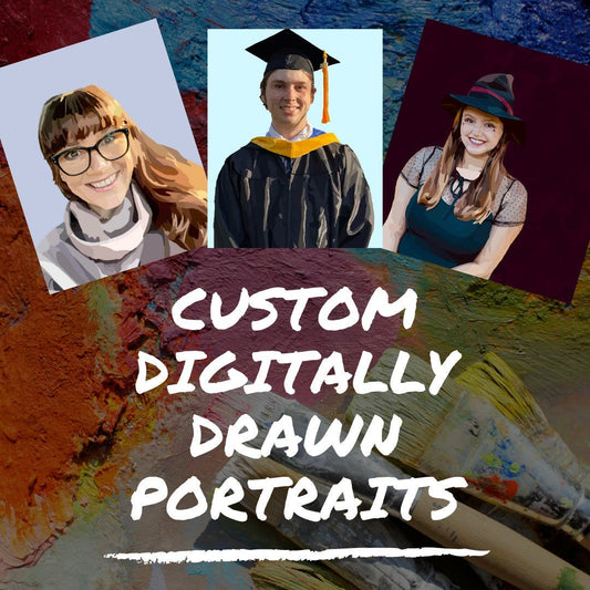 Custom Print of Digitally Drawn Portrait